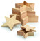 Philippi Big Star Boxen in Sternform, Braun, 4 Teilig