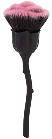 Bestlymood Pinceau à PoussièRe à Ongles Rose Rose Pinceau Pinceau à RéCurer pour Pinceaux Nail Art (Noir)