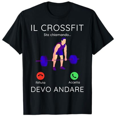 Il Crossfit Sta chiamando Frase Divertente Regalo Uomo Donna Maglietta