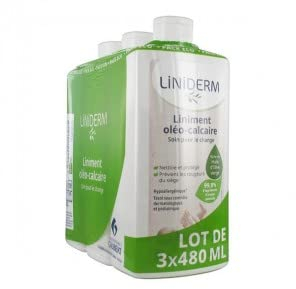 Gilbert Liniderm Liniment Oléo-Calcaire Lot de 3 x 480 ml