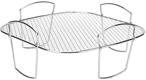 Griglia da forno, griglia di raffreddamento in acciaio inossidabile per cucinare al forno, arrostire, grigliare, asciugare, ripiano per patatine fritte