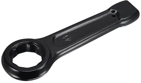 TOCHUN Metric 41mm Slogging Ring Box End Striking Wrenches, High Tensile Steel Single Head Spanner Hand Tool, Metric Slogging Flat Single Ring Spanner