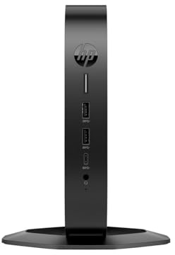 HP Elite t655 - Thin Client - SFF - 1 x Ryzen Embedded R2314 / 2.1 GHz - RAM 8GB - Flash 32GB - eMMC - Radeon Graphics - 1GbE ThinPro - Monitor: nessuno - Tastiera: Tedesco