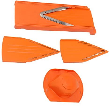 Mandolina con Lama a Forma di V, Mandolina Regolabile, Affettatrice per Cucina, Affettaverdure, Mandolina Manuale per Tagliare Frutta e Verdura