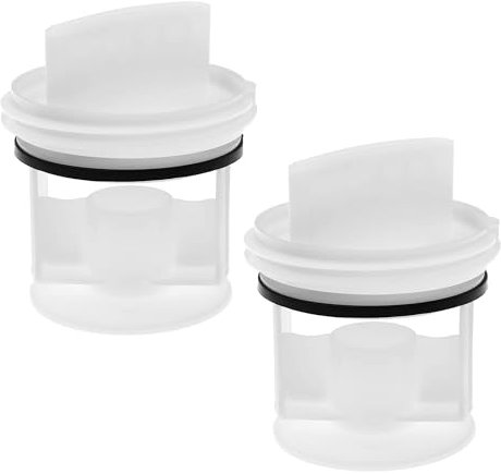 2 Stücke Flusensieb für Bosch Siemens Waschmaschine & Waschtrockner – Kompatibel mit Constructa, Neff, Askoll Pumpenmodellen 00647920/00605010/00602008 (iQ100-iQ800, Avantixx, Logixx, Maxx, Serie 2/4)