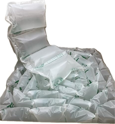 550x Bio Luftpolsterkissen 100% kompostierbar umweltfreundliches Verpackungsmaterial biologisch abbaubar Luftpolstermatte Füllmaterial trennbar