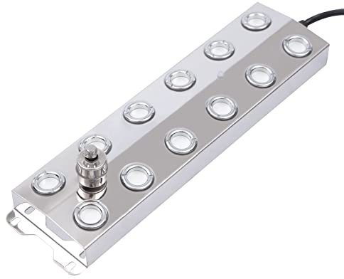 12-head Atomization Plate, Ultrasonic Mist Maker Pond Fogger Mister Humidifier, for Stage Artificial Landscape Garden Decoration 32 * 8.2 * 6.2cm