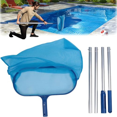 IATAHI Retino Piscina,190cm Rete a Maglia Fine per Piscina,Retino per Pulizia Piscina,Retino Piscina per Pulizia Piscina Foglie e Detriti,Retine per Pesci per Pool,Rete a Maglia Fine dello
