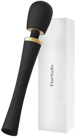 PineSailo Magic Wand Vibrator Sex Toys for Women, High-Powered Vibrators for Ultimate Pleasure & Full-Body Deep Massage, 15 Modes Silent Massager for Clitoral Stimulation, Sex Toyscouples for Couples