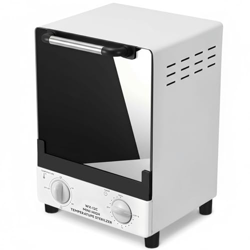 Stérilisateur haute température, stérilisateur à chaleur sèche de 12L, stérilisateurs d'outils avec contrôle de température et minuterie, avec plateau pour salons de coiffure, spas