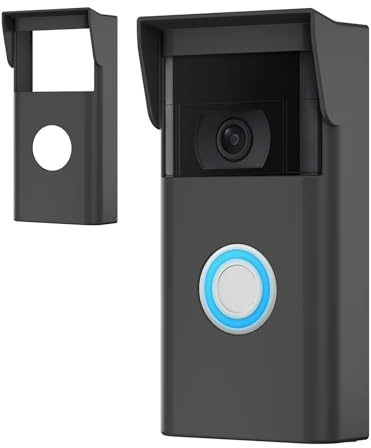 Baaletc Ring Doorbell Silicone Skin Case Cover Compatible with Ring Video Doorbell 2nd Gen, protective silicone case against UV radiation and rain for the Rings Video Door bell 2nd