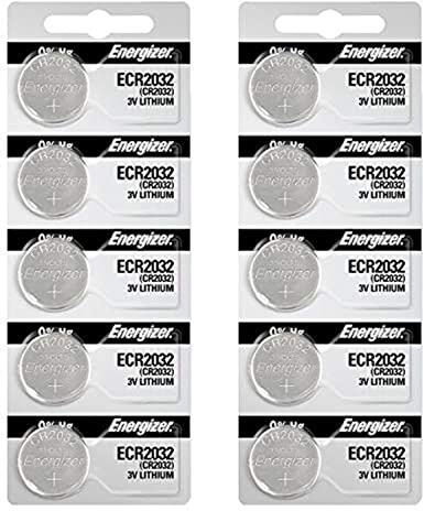 Energizer 2032 Battery CR2032 Lithium 3v (1 Pack of 10)
