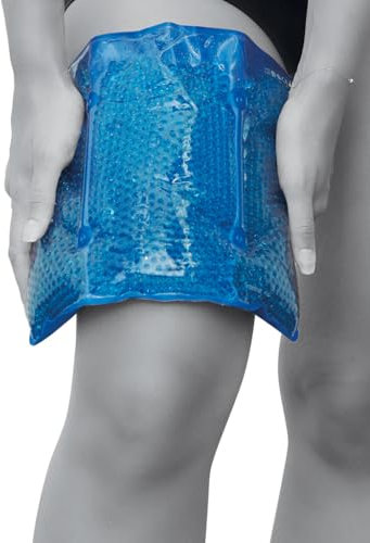 BIOSYNEX - Cojín térmico o refrigerante multizona, 20 x 30 cm, para aliviar el dolor muscular, tendinitis, cólico infantil, menstruación dolorosa, moretones