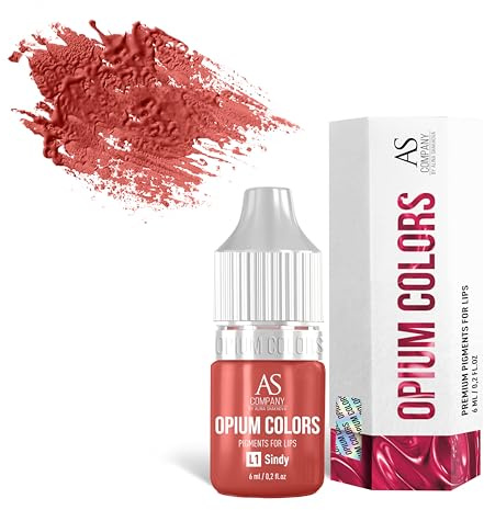 Permanent läppmakeup pigment L1-SINDY ORGANIC 6 ml (OPIUM COLORS)
