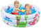 GAESHOW Inflatable Paddling Pool, 3 Ring Paddling Pools for Kids, Baby Swimming Pool Portable Printing Dinosaur Mini Pools Small Inflatable Toddler Swimming Pools for Outside and Inside