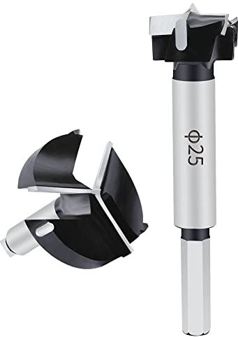 ASNOMY 25mm Broca Forstner Para Madera De Dientes Múltiples, Sierra Orificio Para Carpintería, Taladrar En Plástico, Madera Contrachapada
