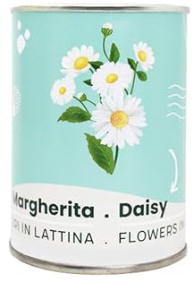 iGreen Fiori in Lattina - Kit Coltivazione Fiore (Margherita) - Idea Regalo Ecosostenibile - 100% Made in Italy - Lattina in Alluminio con Semi di Pianta o Fiore Decorativo e Riciclabile