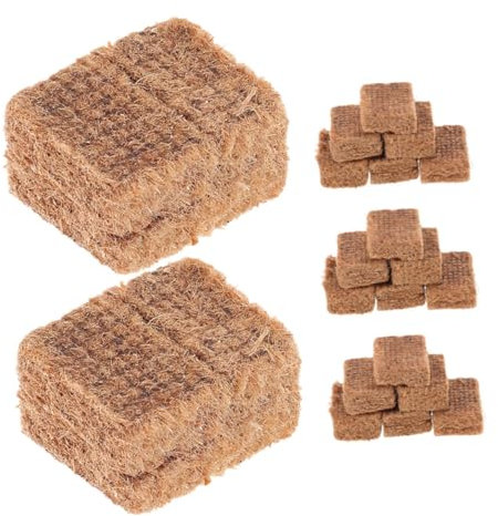 HANABASS 20piezas Pastillas De Encendido para Barbacoas y Fogatas De Bloques De Encendido Seguro Acampadas y Picnics para Barbacoas y Ollas Calientes