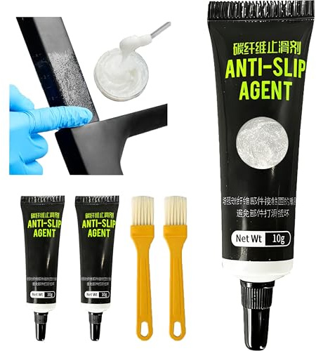 Grip Carbon Fiber Gripper Paste, Bicycle Assembly Gel, Reduces Slippage & Anti Slip, Allow Lower Torque Settings-Protect Carbon Fiber Components for Stems, Handlebars & Seat Posts (White,20g/0.7FLoz)