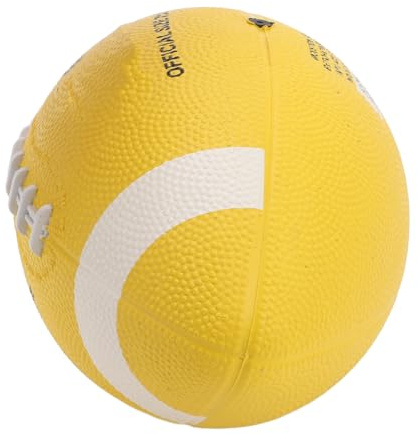 ZAICOLER Rugbyboll Hållbar Lättviktsövning för Nybörjare 3 Gummiboll med Hög Elasticitet Lämplig för Tonåringar Gul