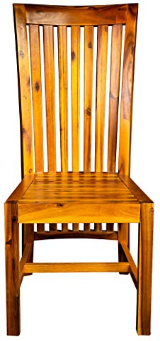 SAM® Stilvoller Esszimmerstuhl Imke, aus massiver Akazie, pflegeleichter Holzstuhl, ausdrucksvolle Maserung