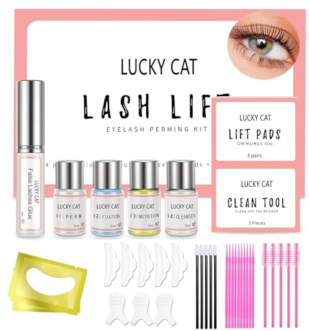 Kit Laminazione Ciglia, 2025 Aggiornato Kit Permanente per Ciglia Lifting Set, Professionale Lash Lift Kit, Kit per l'estensione delle Ciglia, Durata 6-8 Settimane, Ideale per Salone e Domestico