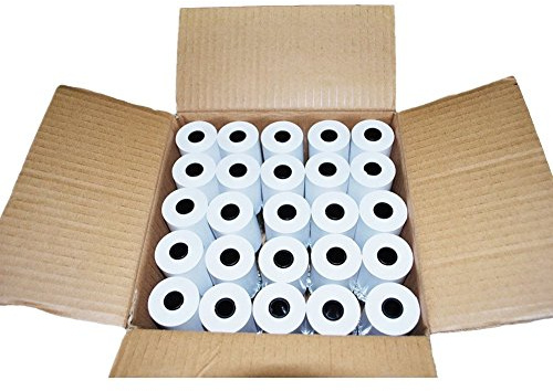 RBHK 2 1/4 x 50' Thermal Receipt Paper, Cash Register POS Paper Roll (50 Rolls)