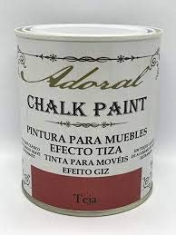 Adoral - Chalk Paint Pintura para muebles Efecto Tiza 125 ml Teja