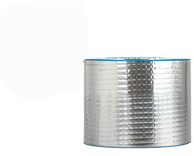 wasserdichtes klebeband außen, Butylband Aluminiumfolien, Butyl Dichtband, abdichtband wasserfest blinkendes Klebeband zur Reparatur für Dachleckage, Oberflächenriss, Fensterbankspalt 10cm x 5M