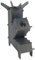 Fire World Raketenofen Rocket Stove Stecksystem aus massivem 3 mm dickem Stahl Feuerschale BBQ Rakete Holzofen Camping Campingkocher Campinggrill Made in Germany (Mittel)