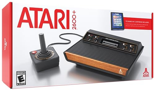 Official Atari 2600+ Console & Joystick - HDMI Output - Includes 10 Games