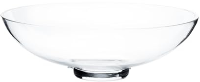 CYS EXCEL Glass Small Decorative Footed Bowl (H:3 D:8) Fruit Display Terrarium Compote Pedestal Vase Kitchen Table Centerpiece