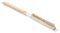 Pizzaofen Bürste, 53.5cm Pizzabürste mit Messingborsten and Edelstahlschaber, für Pizzaofen Gasgrill,Ofenbürste, Pizzastein Grillzubehör