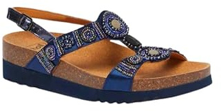 Scholl, Sandal Bogota Sandal pour femme avec tige en tissu, Multicolore