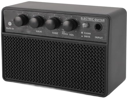 Haofy Bassverstärker 10W Subwoofer BT Wiederaufladbarer Verstärker für Leistungsstarke Klangleistung Live Outdoor Schwarz