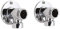 Nuie A312 Bathroom Back Plate Elbow Unions, Chrome