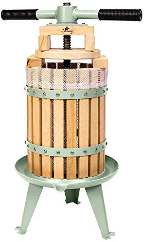 Lacewing 6L Easy Press Apple Press for Pear Fruit Cider Berry Juice Wine Double Handled Press with Accessories