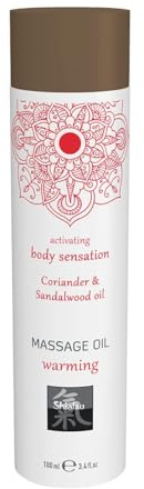 Shiatsu Calentamiento de aceite de masaje - cilantro y sándalo 1 Unidad 110 g