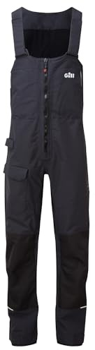 Gill Mens OS2 Offshore Sailing Trousers - Water & Stain Repellent (Graphite, XL Tall)