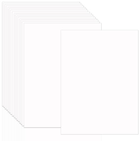 Lot de 100 feuilles blanches A4 - 210 x 297 mm - Carton de bricolage - Pour bricolage, peinture, écriture, scrapbooking, bricolage - Carton photo - Carton à dessin - Papier d'impression pour