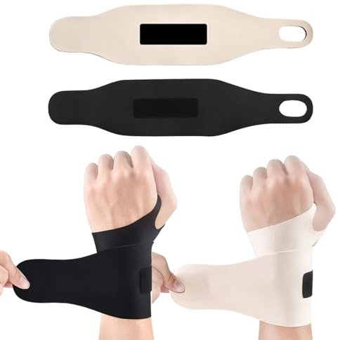 Attelle Poignet, 2pcs, Attelle de Poignet pour Canal Carpien, Attelle de Soutien du Poignet pour L'arthrite et la Tendinite, Bande Poignet Musculation, pour Soulager la Douleur au Tendinite