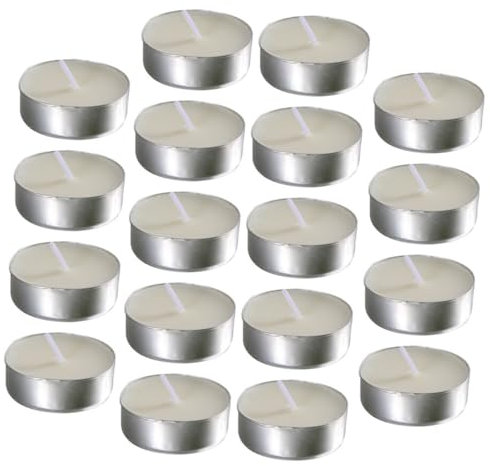 VICASKY 50 Pezzi Tealight Profumate Confezione da Aromatiche per Atmosfera e Decorazione Matrimonio Piccole per Feste e Eleganti