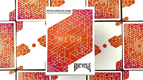 Murphy's Magic Supplies, Inc. Spielkarten Neon Orange Bump Playing Cards cardistry