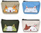 Aucuu 4 Stück Kinder Mini Geldbörse, Klein und im Kurzformat Brieftasche Portemonnaie Damen Klein, Leinwand Münzbeutel Portemonnaie Täschchen mit Reißverschluss, Geldbeutel Coin Purse Wallet