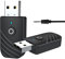 bluetooth usb receptor bluetooth adaptador bluetooth para pc bluetooth transmisor tv,usb bluetooth 5.0 4en1 con Cable Auxiliar Digital de 3.5 mm para TV,Altavoces,PC,Auriculares,Coche