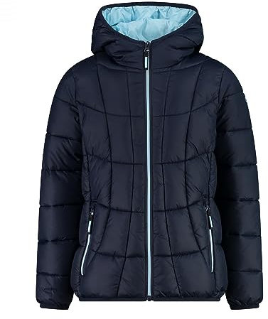 CMP - Kid G-Jacke mit fester Kapuze, Schwarz Blau, 140