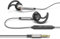 ANFLOWE ES850 - Wired Sports Headphones, Half In-Ear Running Earphones with Mic, Pure Sound, Secure Fit, Tangle-Free Braided Earbuds for Workouts, Gym, Jogging