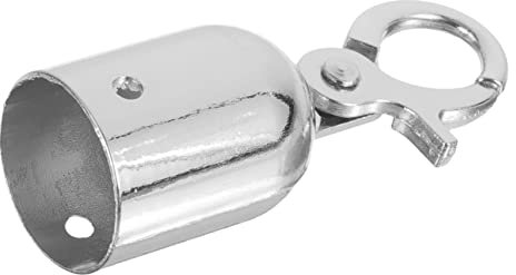 WOONEKY Butée Extrémité De Corde Acier Inoxydable Avec Crochet Intégré Bouchon Robuste Pour Câble Stoppeur De Cordon Pour Balustrades Et Colonnes Accueil Fixation Sécurisée Et Résistante