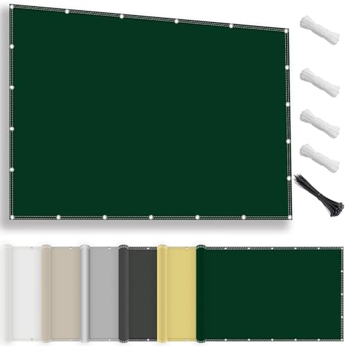 Skuggsegel, vattentät, rektangulär, 3 x 4 m, solskydd för terrass, UV-skydd, väderbeständig, ingen borrning, 100 % polyester, skuggnät med öglor och rep