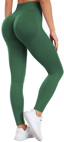 Occffy Leggins Sportivi Donna Push Up Leggings Palestra Vita Alta Pantaloni Fitness Yoga Anticellulite